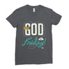 Thank GOD it's Friday Ladies Fitted T-Shirt