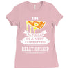 I Am Pizza Actually In A Very Commited Relationship Ladies Fitted T-Shirt