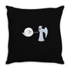 boo vs Throw Pillow