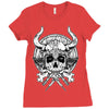 skull viking Ladies Fitted T-Shirt