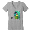 philbert before coffee Women's V-Neck T-Shirt