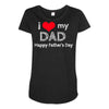 i love my dad Maternity Scoop Neck T-shirt