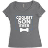 Coolest Son Ever Women's Triblend Scoop T-shirt