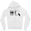 problem solved funny t shirt marriage wife beer Zipper Hoodie