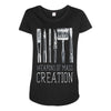 war paint Maternity Scoop Neck T-shirt