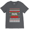Santa Only Comes Once A Year Papa Is Always Here To Cheer V-Neck Tee