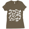 alphabet zoo Ladies Fitted T-Shirt