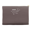 janus molecule funny retro tv utopia fashion science series Accessory Pouches