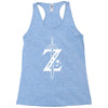 the legend of zelda - breath of the wild white logo Racerback Tank
