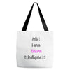 I'm a Unicorn Tote Bags