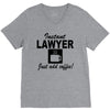 instant lawyer just add coffee V-Neck Tee