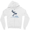 dolphin rider Zipper Hoodie