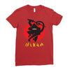 love ninja monkey banana Ladies Fitted T-Shirt
