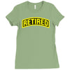 retired Ladies Fitted T-Shirt