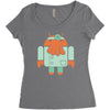 droidberg Women's Triblend Scoop T-shirt