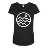 mountain bold (for dark) Maternity Scoop Neck T-shirt