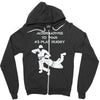 alternatives to war play rugby Zipper Hoodie