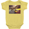 dinosaur in newyork Baby Bodysuit