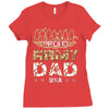 proud army dad Ladies Fitted T-Shirt
