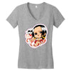 art best Women's V-Neck T-Shirt