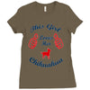 this girl love her chihuahua Ladies Fitted T-Shirt