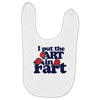 i put the art in fart Baby Bibs