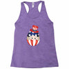 4th of July Peeking Baby Inside Egg Racerback Tank
