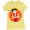 monkey d. luffy Ladies Fitted T-Shirt