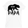 Papa Bear Ladies Fitted T-Shirt