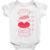 cheeseburger Baby Bodysuit