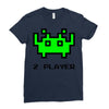 arcade player 2 Ladies Fitted T-Shirt