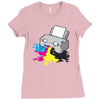 printer Ladies Fitted T-Shirt