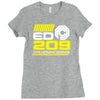 ocp ed 209 Ladies Fitted T-Shirt