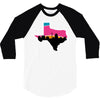 san antonio skyline spurs 3/4 Sleeve Shirt