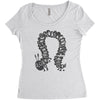 greedy caterpillar Women's Triblend Scoop T-shirt