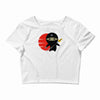 ninja star Crop Top