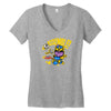 assemble! (yellow outline) Women's V-Neck T-Shirt