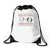 golden christmas Drawstring Bags