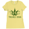 THC Toke Hold Cough T-Shirt Ladies Fitted T-Shirt