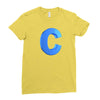 c 3d Ladies Fitted T-Shirt
