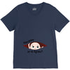 August Peeking Out Baby Boy in Spanish V-Neck Tee