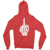 Flipping Someone Off Zipper Hoodie
