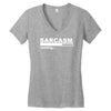 sarcasm  funny comic technology laugh Women's V-Neck T-Shirt