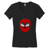 Deadpool Skull Women's V-Neck T-Shirt