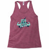 my dad my hero Racerback Tank