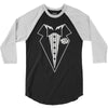 youth kids tuxedo 3/4 Sleeve Shirt