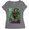 african Women's Triblend Scoop T-shirt