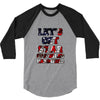star spangled hammered 3/4 Sleeve Shirt