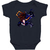 more heart than less Baby Bodysuit