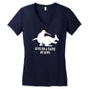 funny rude taste of kiwi Women's V-Neck T-Shirt
